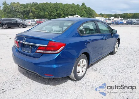 2014 Honda Civic Lx z USA, uszkodzony, nr VIN 2HGFB2F51EH511840